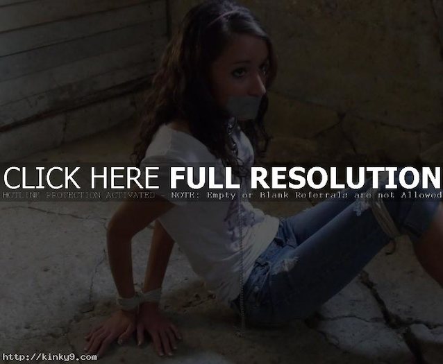 NAME THIS PORNSTAR Cute brunette teen kidnapped in the basement