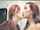 kitchen, lesbian, kissing, white, old and young