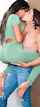 joi, reality kings, green leggings, blue jeans, torn