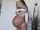 white nightie, brunette, tan, tanned, tan lines