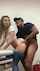 lena paul, black, jeans, doggie style
